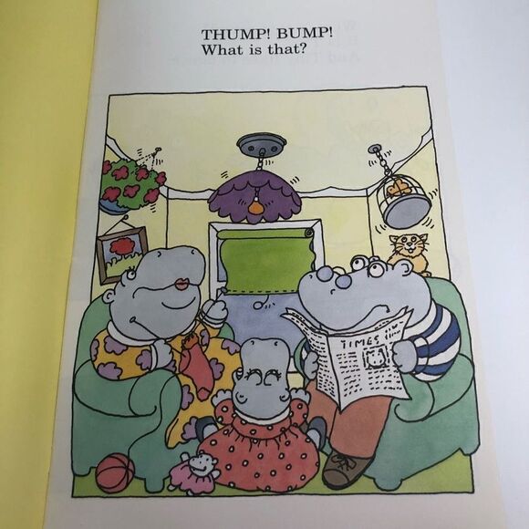 thump bump tiny the dancing hippo by janet craig giant reader teacher classroom - Picture 5 of 7